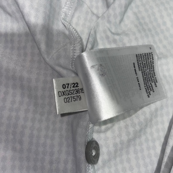 Reebok Speedwick Men's Polyester/ Spandex  Blend Taupe Gray/White Polo Sz 2XL - Picture 9 of 10